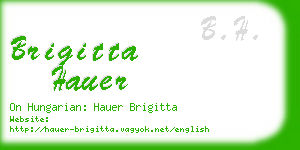 brigitta hauer business card